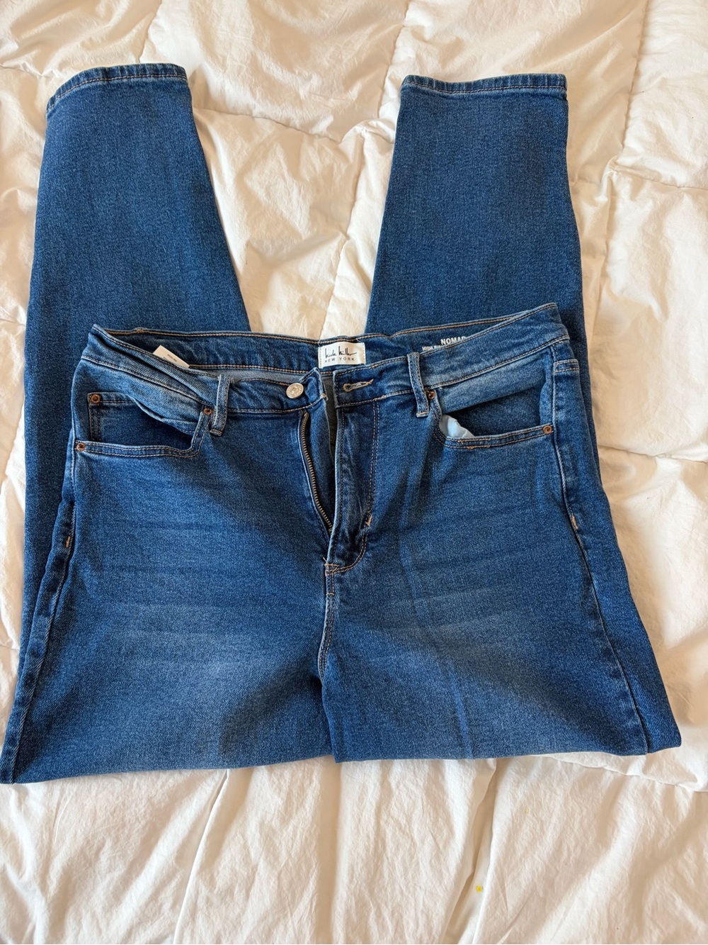 Nicole Miller New York  Dark wash High Rise relaxed Boyfriend